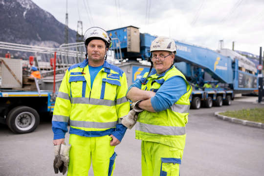 Trafotransport Umspannwerk Matrei